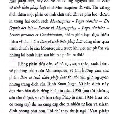 Bàn Về Tinh Thần Pháp Luật (Tái Bản 2023)