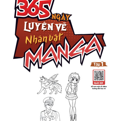 365 Ngày Luyện Vẽ Nhân Vật Manga - Tác Giả Lise Herzog  (MGB)