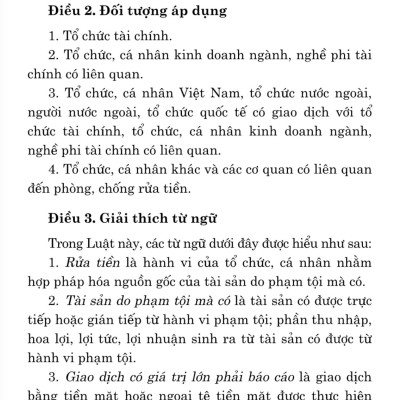 Luật Phòng, chống rửa tiền (bản in 2023)