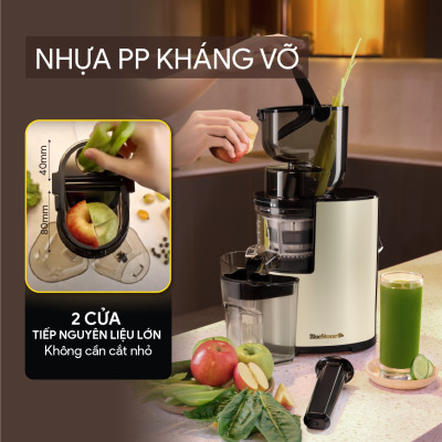 [Trả Góp 0%] Máy Ép Chậm BlueStone SJB-6578 - 250W - Tốc độ ép 45 - 55 vòng/phút - Bảo hành 2 năm - Hàng chính hãng