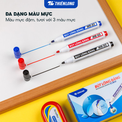 Hộp 10 Bút Lông Bảng Thiên Long WB-03