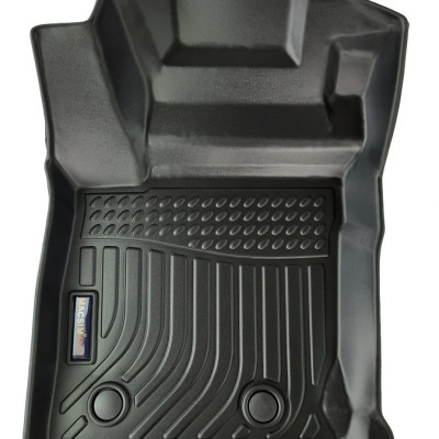 Thảm lót sàn xe ô tô Ford Ecosport 2012+ Nhãn hiệu Macsim chất liệu nhựa TPE cao cấp màu đen sđ