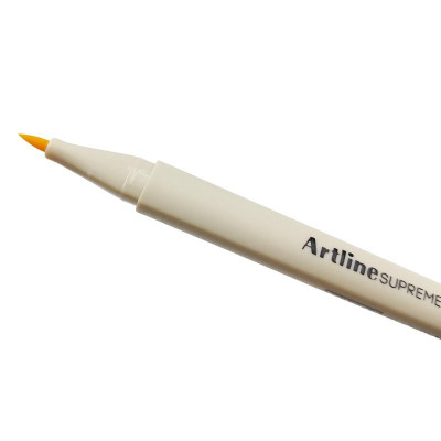 Bút Lông Đầu Cọ Artline Supreme Brush Pen EPFS-F - Màu Vàng
