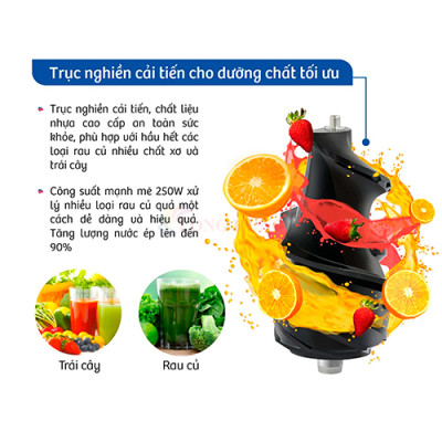 Máy ép chậm Bluestone SJB-6568 - Hàng chính hãng