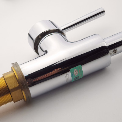 Vòi rửa  chén nóng lạnh Đồng mạ Chrome Eurolife EL-KM01 (Trắng bạc)