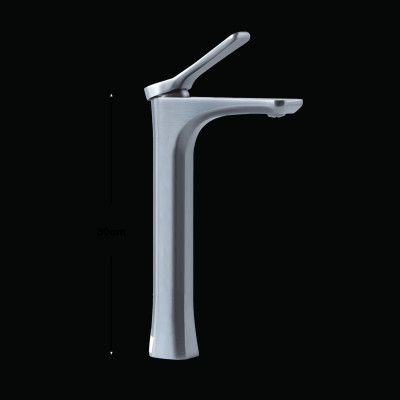 Vòi lavabo nóng lạnh đồng mạ PVD cao cấp màu xám Juno sofa Teady VCT- 2005B 