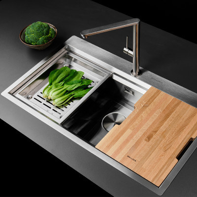 Chậu rửa chén Slide Malloca MS 861 - Hàng Chính Hãng