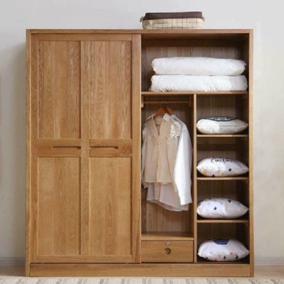 Tủ áo gỗ sồi cửa lùa Juno Sofa Ngang 180 x Sâu 60 x Cao 200cm