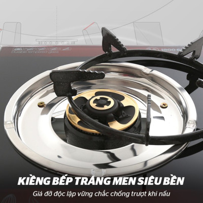 Bếp Gas Dương Đơn Mặt Kính Sunhouse SHB212KG - Hàng chính hãng
