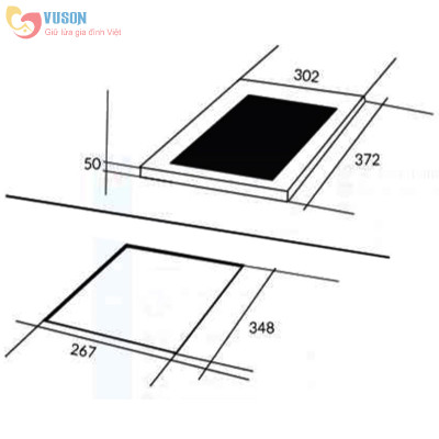 Bếp Từ Eurosun EU-T199 - Hàng chính hãng