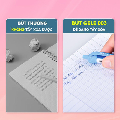 Hộp 20 Bút Gel Xóa Được Mondee 0.5 mm - Điểm 10 TP-GELE-003 - Mực Tím