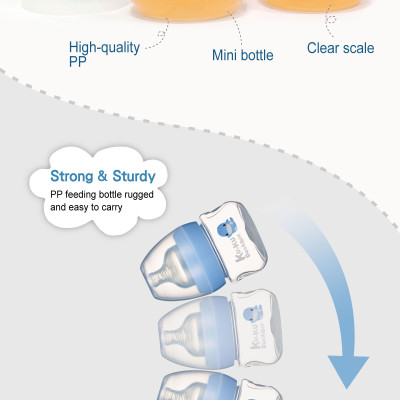 BÌNH SỮA EM BÉ CỔ RỘNG NHỰA PP KUKU KU5934 - 90ML
