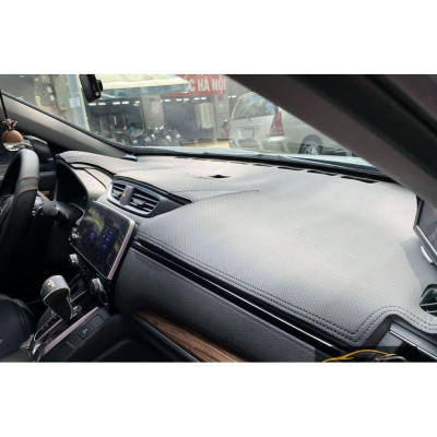 Thảm Taplo Da Carbon Xe Honda Civic 2008 đến 2021 Cao Cấp Màu Đen