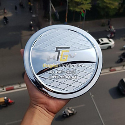 Ốp nắp bình xăng cho Honda HRV, HR-V mạ Crom