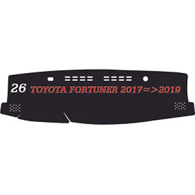 Thảm da Taplo vân Carbon Cao cấp dành cho xe Toyota Fortuner 2021 có khắc chữ Toyota Fortuner và cắt bằng máy lazer