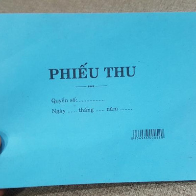 Phiếu Thu 2 Liên