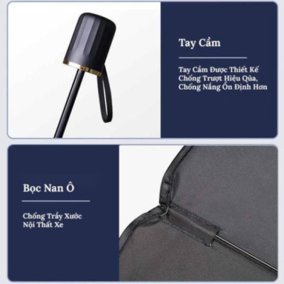 Dù Che Nắng Ô Tô Cao Cấp, Dù Che Kính Lái Xe Hơi (Tặng BAO DA) - Chống Nắng, Bảo Vệ Nội Thất