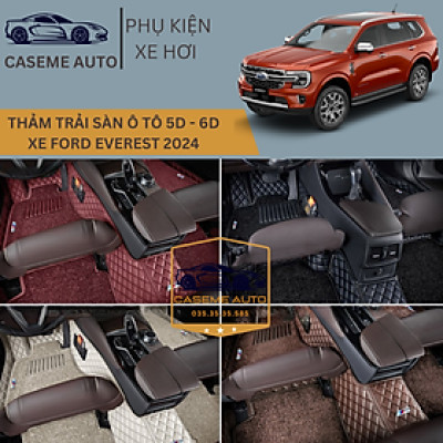 [FORD EVEREST] Thảm Trải Sàn, Lót Sàn Ô Tô 5D 6D Thiết Kế Theo Xe FORD EVEREST 2024 Chống Nước, Không Mùi - MẪU DIAMOND - Hàng Chính Hãng