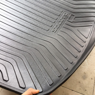 Tấm lót cốp nhựa đen dẻo KIA SOLUTO 2021 nhựa TPO hàng cao cấp