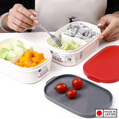 Hộp cơm trưa có vách chia ngăn Nakaya 650m - Hàng Nội Địa Nhật Bản