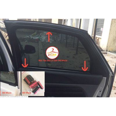 Rèm Che Nắng Ford Ecosport 2013-2022, Rèm Chắn Nắng Nam Châm Cho Xe ô tô, Bộ 4 Tấm, có nam châm