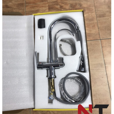 VÒI RỬA BÁT 3 ĐƯỜNG NƯỚC GROVES CAO CẤP 805-2