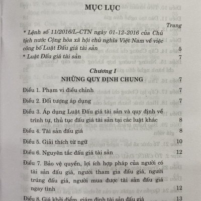 Luật Đấu Giá Tài Sản ( hiện hành )
