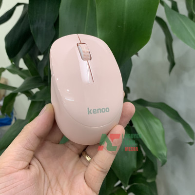 Chuột Không Dây Kenoo M106 Nhiều Màu, Nút Bấm Không Ồn - Hàng Chính Hãng