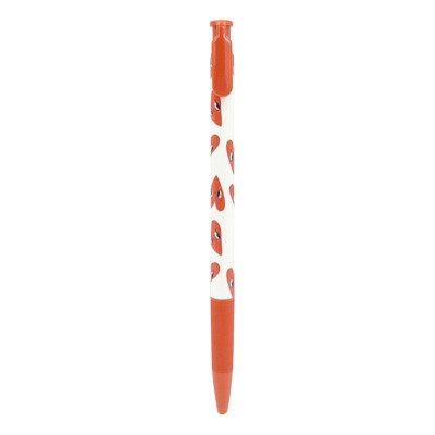 Bút Bi 0.5mm Đầu Bấm ,Thân Có Hình M&G 82776 - Đỏ