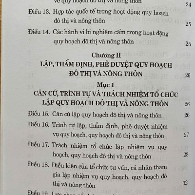 Luật Quy Hoạch Đô Thị và Nông Thôn Năm 2024