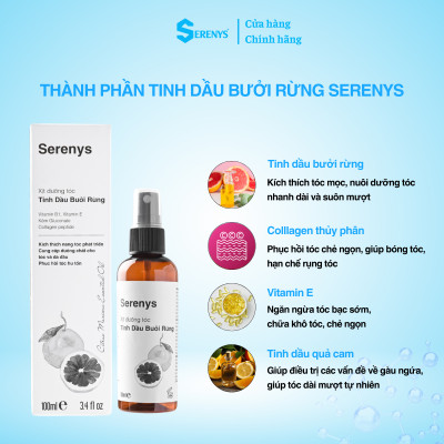 Xịt dưỡng tóc Serenys Tinh dầu bưởi rừng