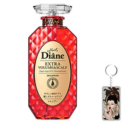 Dầu gội Moist Diane Extra Volume & Scalp Shampoo - Cho tóc mỏng, rụng nhiều, nhiều gàu Hàn Quốc 450ml tặng móc khoá