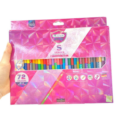 Hộp Bút Chì 2 Đầu 72 Màu Masterart S-SERIES