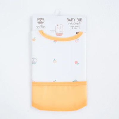 Yếm ăn dặm chống thấm Sofflin (Thái Lan) 100% Polyeste