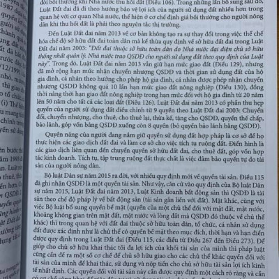 Tích tụ, tập trung đất đai ở Việt Nam- Lý luận và pháp luật hiện hành- Luật đất đai và văn bản hướng dẫn thi hành 2020