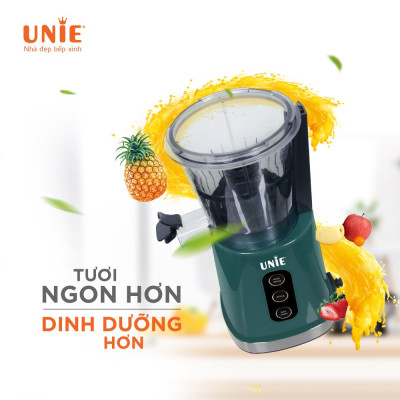 Máy Ép Chậm Unie UE-525 Tiêu Chuẩn Đức Dung Tích 600 ML Công Suất 200W - Hàng Chính Hãng