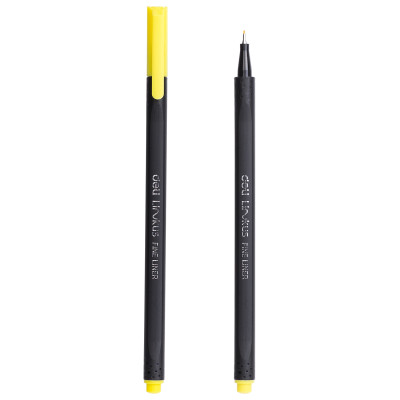  Bút đi nét Deli - Ngòi bọc kim loại 0.45mm - Mực có thể rửa được - EQ900