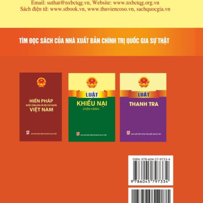 Luật tố cáo năm 2018 sửa đổi, bổ sung năm 2020 (bản in 2024)