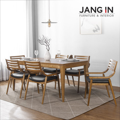Bộ Bàn Ăn Spencer 6 Chỗ New Jang In