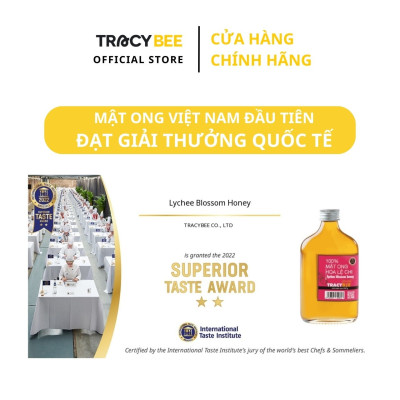 Mật ong hoa lệ chi Tracybee 350G
