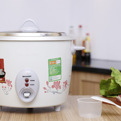 Nồi cơm nắp rời Sharp 2.8 lít KSH-D28V, Công suất 1000W, Giao màu ngẫu nhiên - Hàng chính hãng