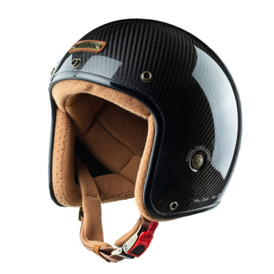 Mũ Bảo Hiểm 3/4 Bulldog Heli Carbon 2020
