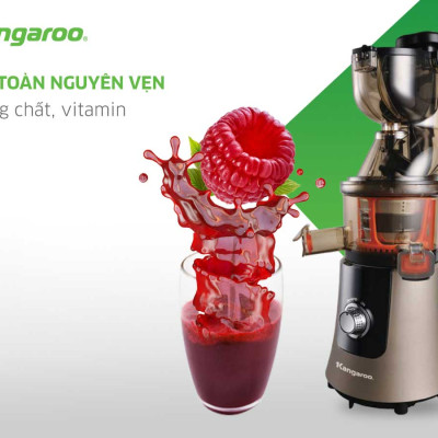 MÁY ÉP TRÁI CÂY KANGAROO KG200SJF (MÁY ÉP CHẬM 665ml - 200W) Hàng Chính Hãng