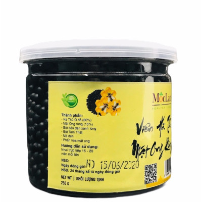 Viên hà thủ ô mật ong rừng Mộc Lan (hũ 250g)