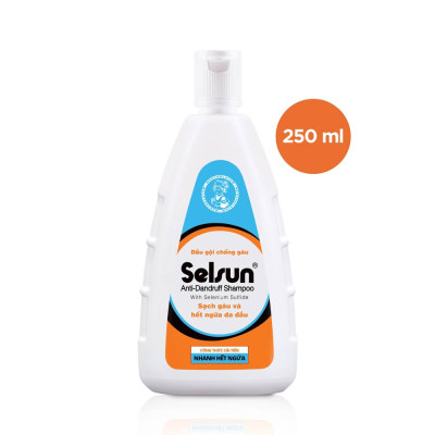 Dầu gội Selsun chống gàu, sạch gàu & hết ngứa da đầu Selsun Anti-Dandruff Shampoo 250ml
