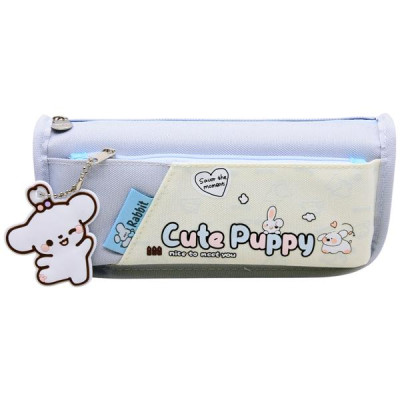 Bóp Viết Vải Cute Puppy - Shunde 9141 - Màu Xanh Dương