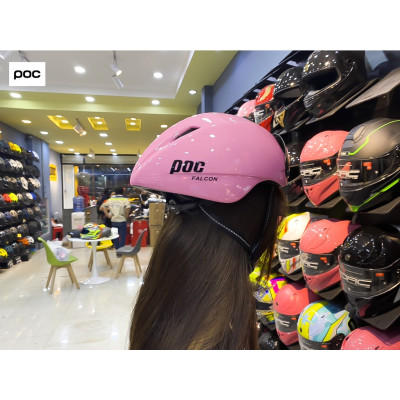 Nón bảo hiểm xe đạp POC Falcon có kính hít nam châm chính hãng