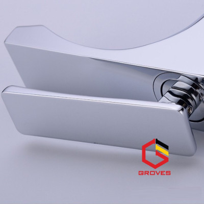 Vòi rửa mặt nóng lạnh thân cấp cao cấp đồng mạ crom GR 6168B (sang trọng, hiện đại, đẳng cấp thời thượng)