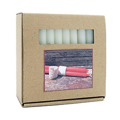 Hộp 30 nến taper Eden Candle FTRAMART EDC2324 cao 11 cm (Vàng nhạt/ Kem / Ivory)