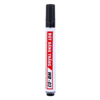 Vỉ 2 Bút Lông Bảng Thiên Long - WB-03 - Đen